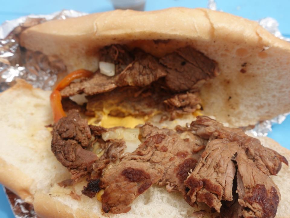 Food at Governors Ball music festival at Citifield in Queens New York.