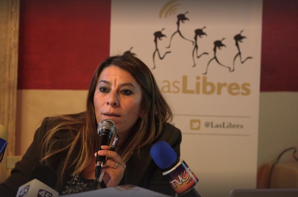 <div class="inline-image__caption"><p>Verónica Cruz Sánchez, the founder and of Las Libres, has hundreds of volunteers taking abortion pills across the border from Mexico to the U.S.</p></div> <div class="inline-image__credit">Las Libres</div>