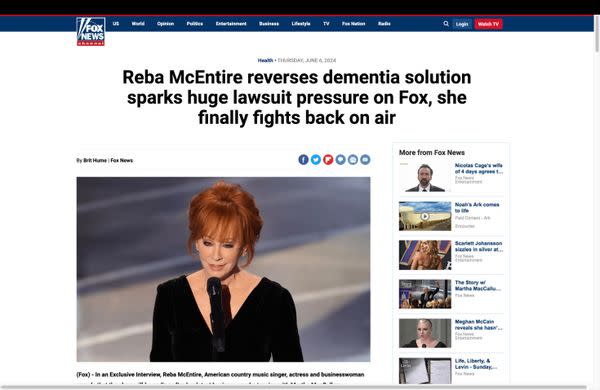 A false rumor claimed Reba McEntire stormed off The Voice after producers kicked her off the show, which led to a scam about Bloom CBD Gummies or Natures Leaf CBD Gummies.