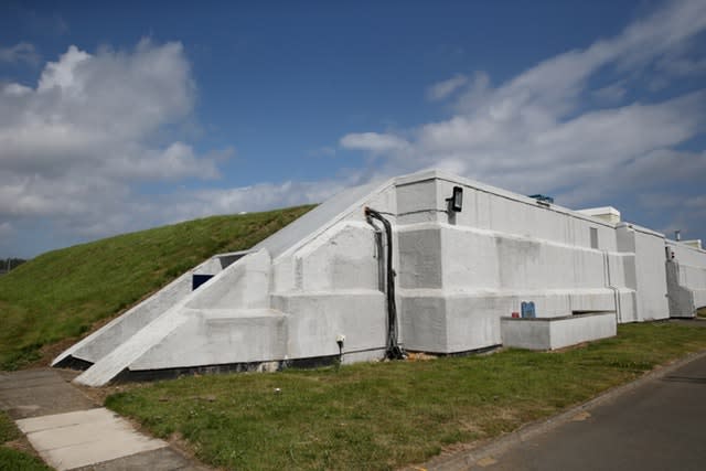 A fortified bunker at GCHQ Scarborough