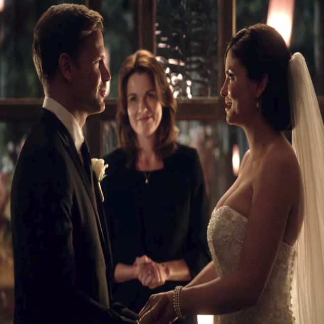 The Vampire Diaries Alaric and Jo's Wedding Pictures