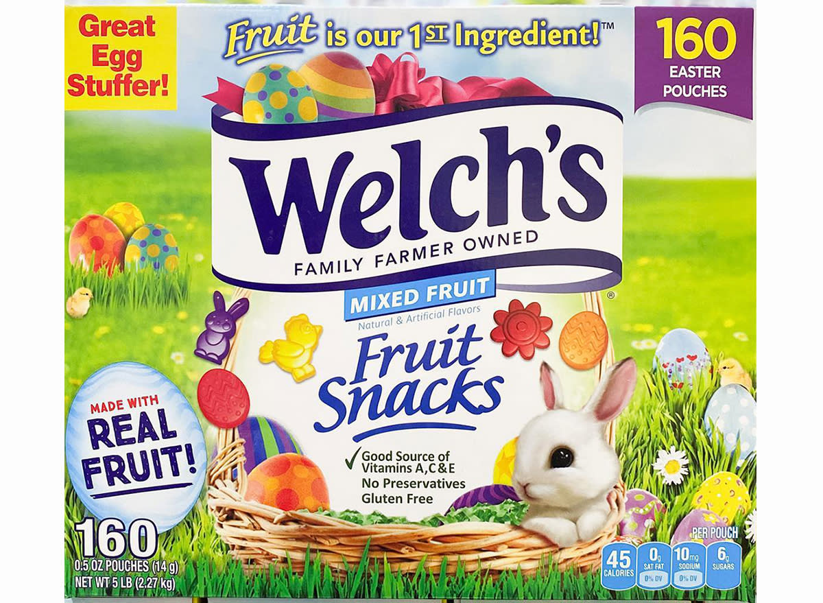 Welch's egg hunt fruit snacks on sale at Costco
