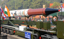 <b>India</b> is estimated to have 80–100 nuclear warheads. It is also developing a range of delivery vehicles, including land- and sea-based missiles, bombers, and submarines. There are no official estimates of the size of India’s stockpile of fissile materials, though it is known that India produces both HEU for its nuclear submarines and plutonium for weapons. India is estimated to have a stockpile of 0.52±0.17 tons of weapon-grade plutonium by the end of 2011. There has been speculation that India has used reactor-grade plutonium in its nuclear weapons, in which case, the nuclear arsenal could potentially be much larger, as India has approximate 3.8 to 4.6 tons of separated plutonium from its power reactors. Its fast breeder reactor programme also provides another potential source of producing weapon-grade plutonium.