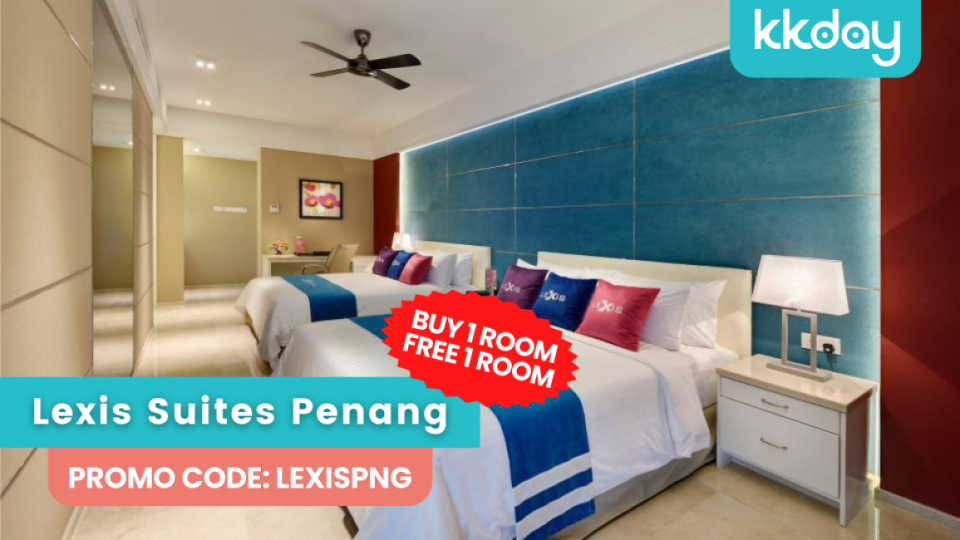 [Buy 1 Free 1 Promo] Lexis Suites Penang with Private Pool Staycation | Malaysia. (Photo: KKday MY)