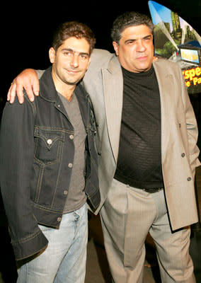 Michael Imperioli and Vincent Pastore at the New York premiere of Dreamworks' Shark Tale