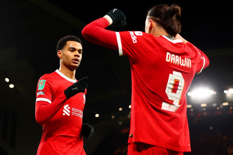 Darwin Nunez and Cody Gakpo have gone through ups and downs for Liverpool this season but it is the former who is finishing the stronger