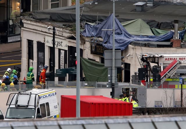 Clutha crash scene