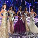 <p>Dentro d elas cinco finalistas de Miss Colmbia estuvieron las delegadas de Antioquia, Santander, Bogotá y Magdalena, todas preciosas/Laura González/Instagram </p>