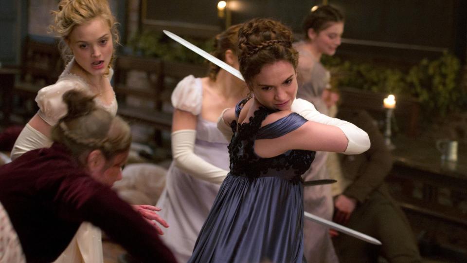 Lily James in Pride and Prejudice and Zombies