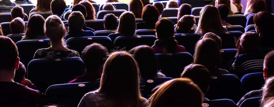 audience in movie theater