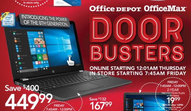 Office Depot Black Friday ad leaks: Computers, office supplies, accessories  and more