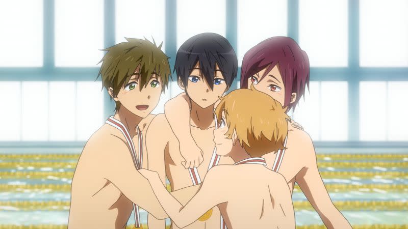 ▲《劇場版 Free！男子游泳部-the Final Stroke-前篇》畫面養眼。（圖／MyVideo）