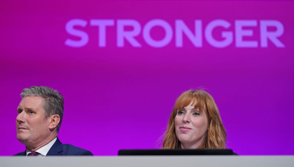 Labour Party leader Sir Keir Starmer and deputy leader Angela Rayner (Stefan Rousseau/PA) (PA Wire)