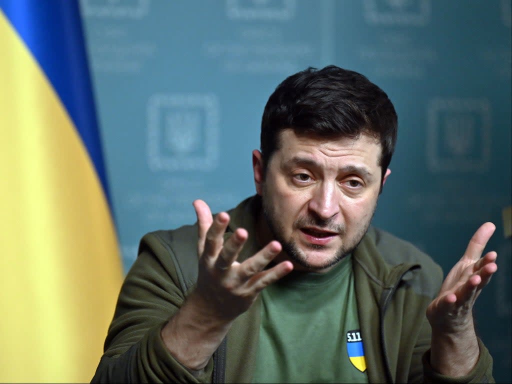  Volodymyr Zelensky has repeatedly called for a no-fly zone over Ukraine (AFP via Getty Images)