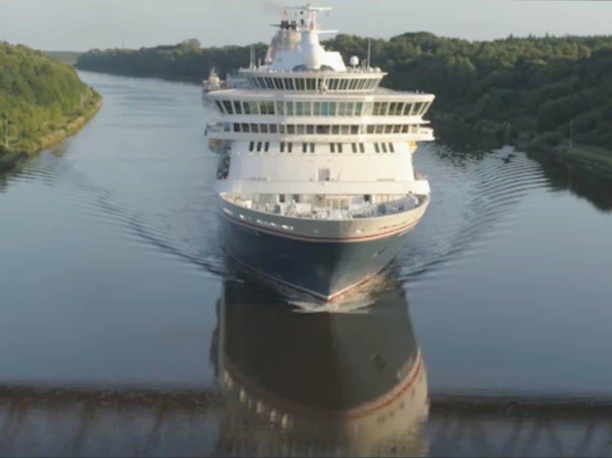 Deep clean: Balmoral will sail from Southampton to Newcastle with no passengers to allow for cleaning (Fred Olsen Cruises)