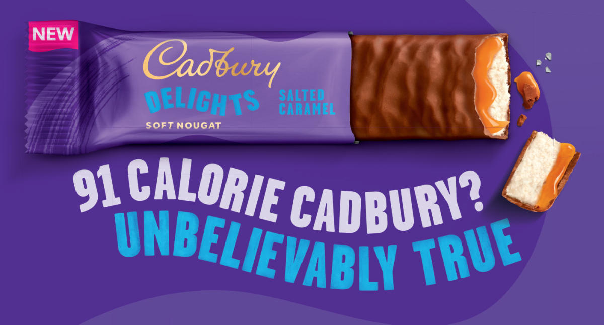 Cadbury chocolate new lowcalorie range