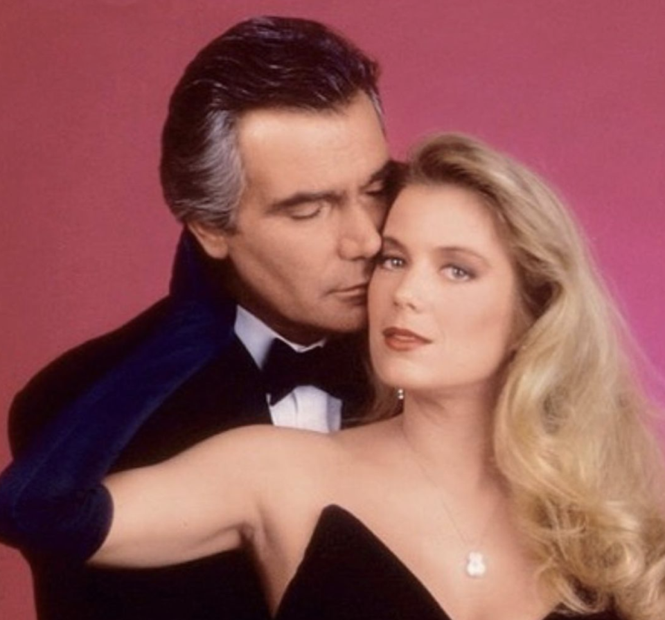 John McCook and Katherine Kelly Lang