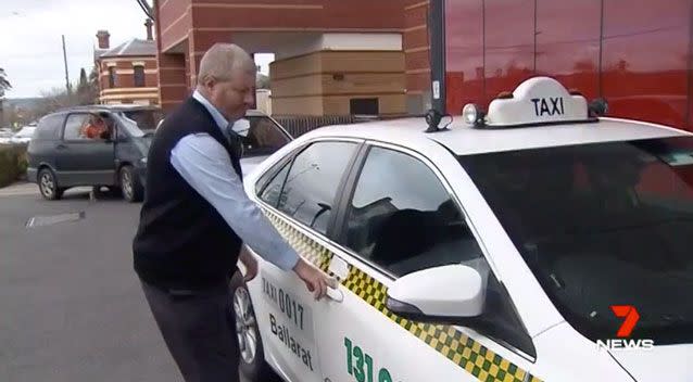 The driver took her the 60 kilometres to Ballarat hospital. Photo: 7 News