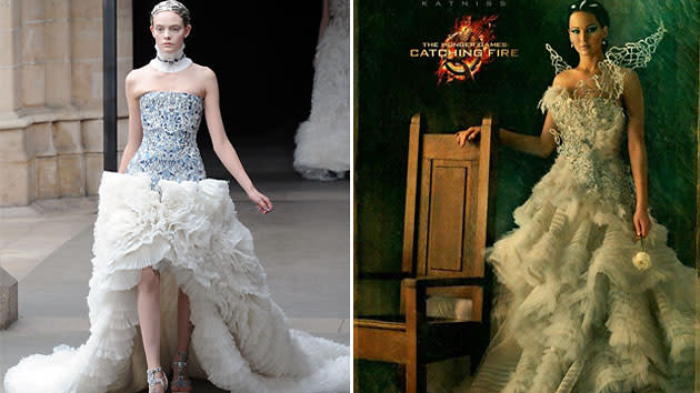 Katniss's wedding gown(s). : r/Hungergames