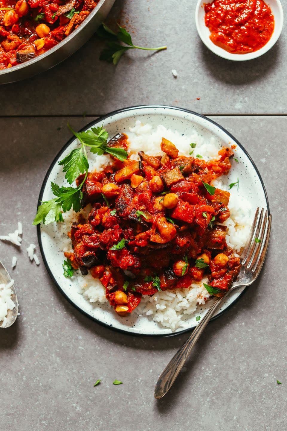 Moroccan-Spiced Eggplant Stew