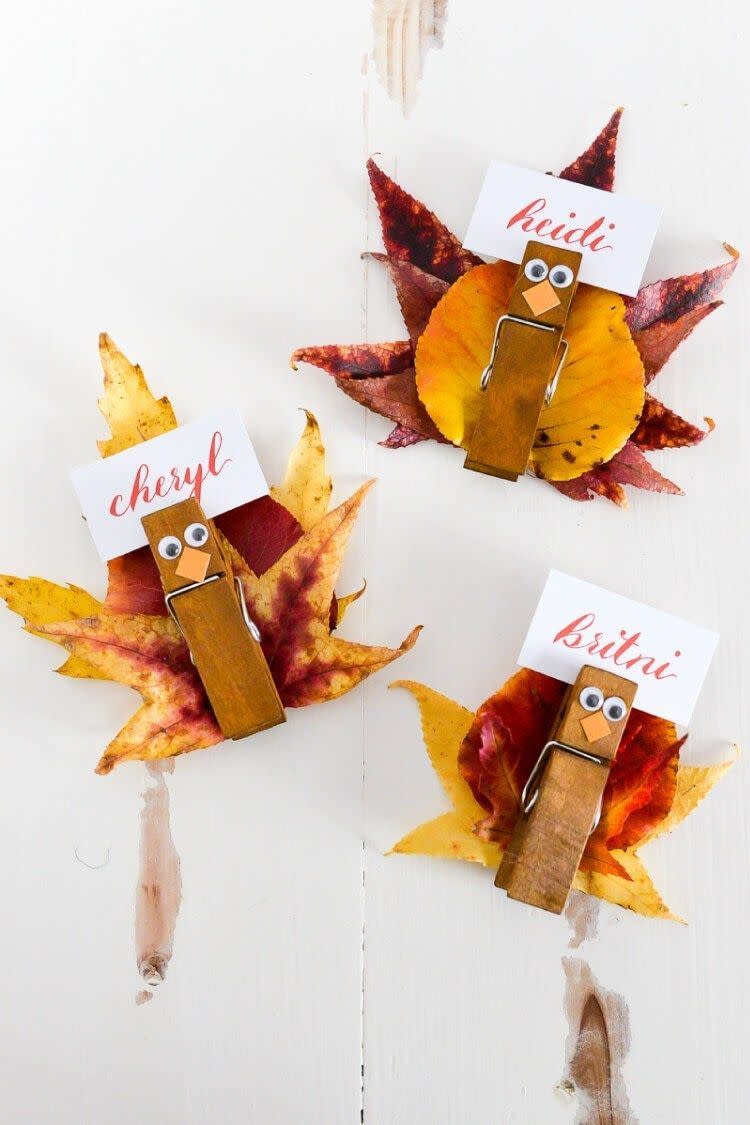 Turkey Place Cards