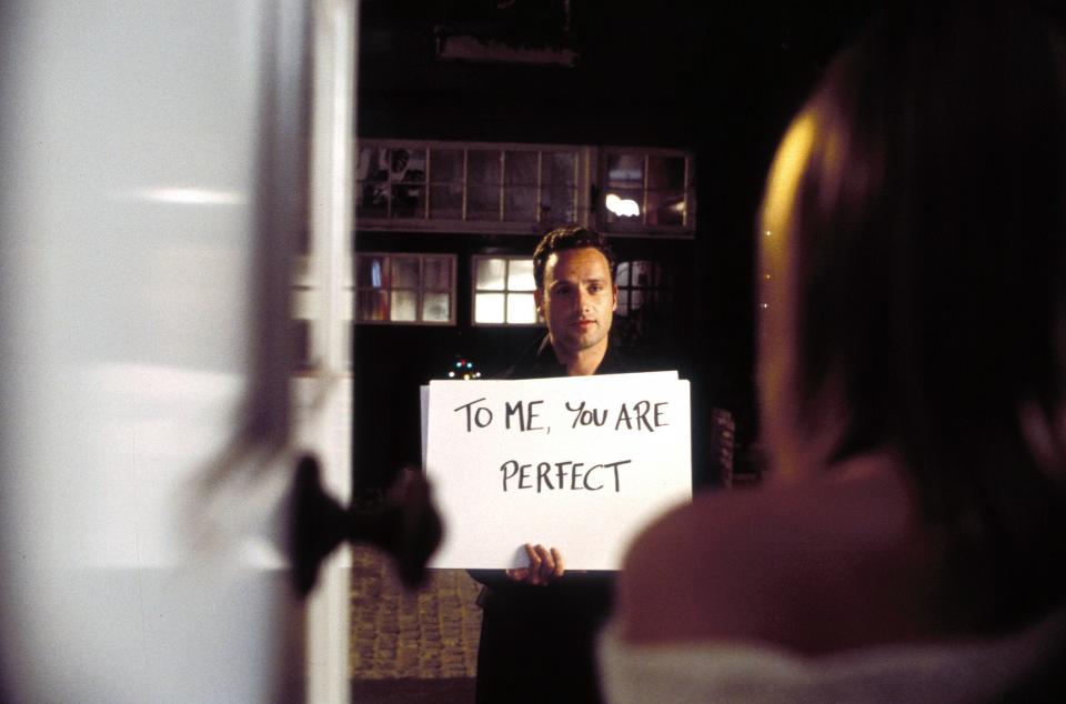 Andrew Lincoln and Keira Knightley in a scene from "Love Actually."