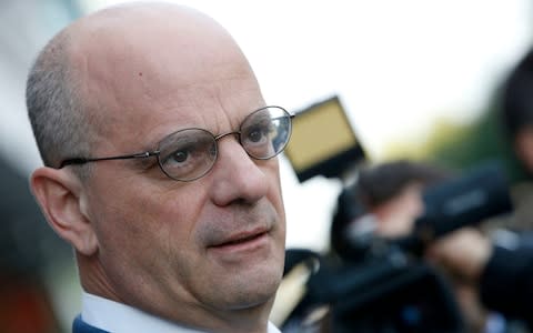 French education minister Jean-Michel Blanquer - Credit: REGIS DUVIGNAU/POOL/EPA-EFE/REX