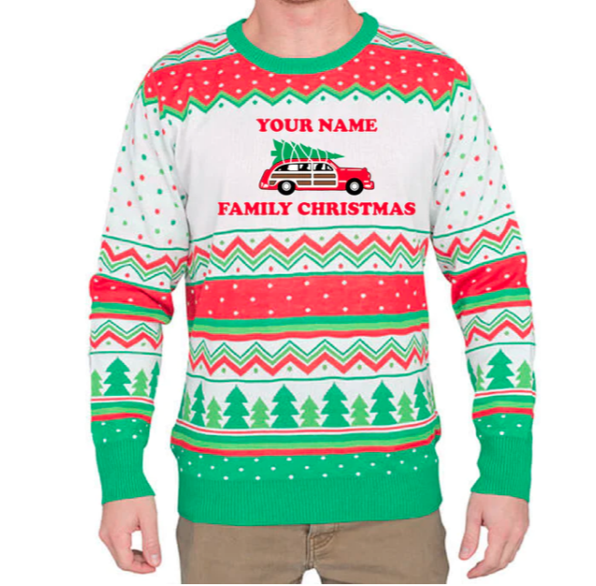 Custom Adult Family Christmas Sweater