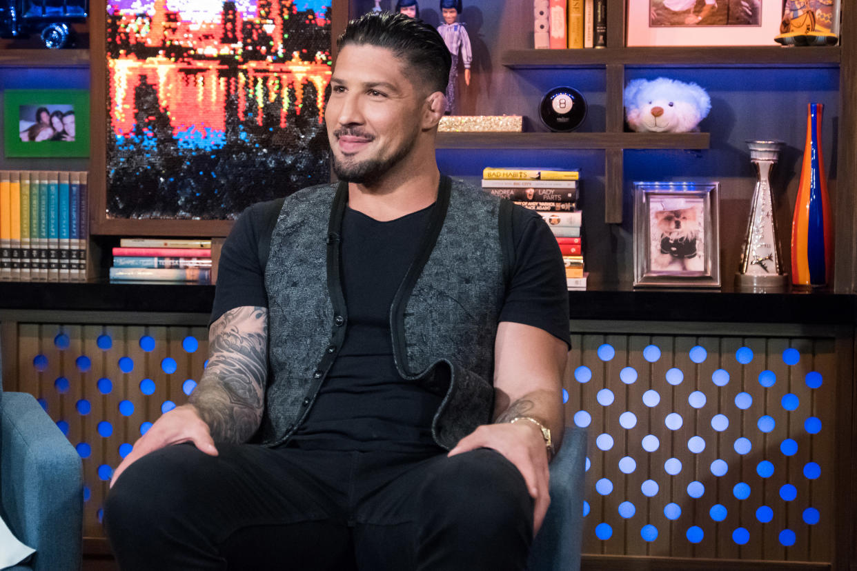 WATCH WHAT HAPPENS LIVE WITH ANDY COHEN -- Pictured: Brendan Schaub -- (Photo by: Charles Sykes/Bravo/NBCU Photo Bank/NBCUniversal via Getty Images)