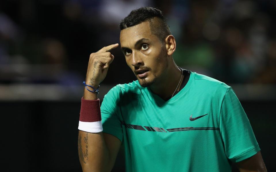 Kyrgios  - Credit: getty images