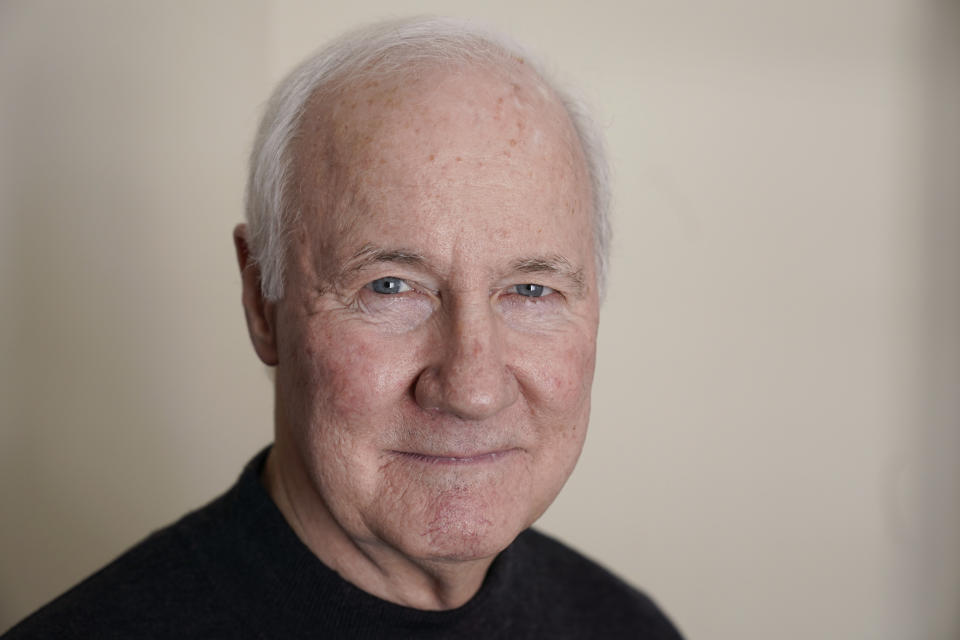 Former Scott County Republican Party chairman Dave Millage at his home, Wednesday, Jan. 27, 2021, in Bettendorf, Iowa. Within a day of declaring that former president Donald Trump should be impeached for his role in the deadly Capitol riot, Millage was forced to step down as chairman of the Scott County GOP. (AP Photo/Charlie Neibergall)