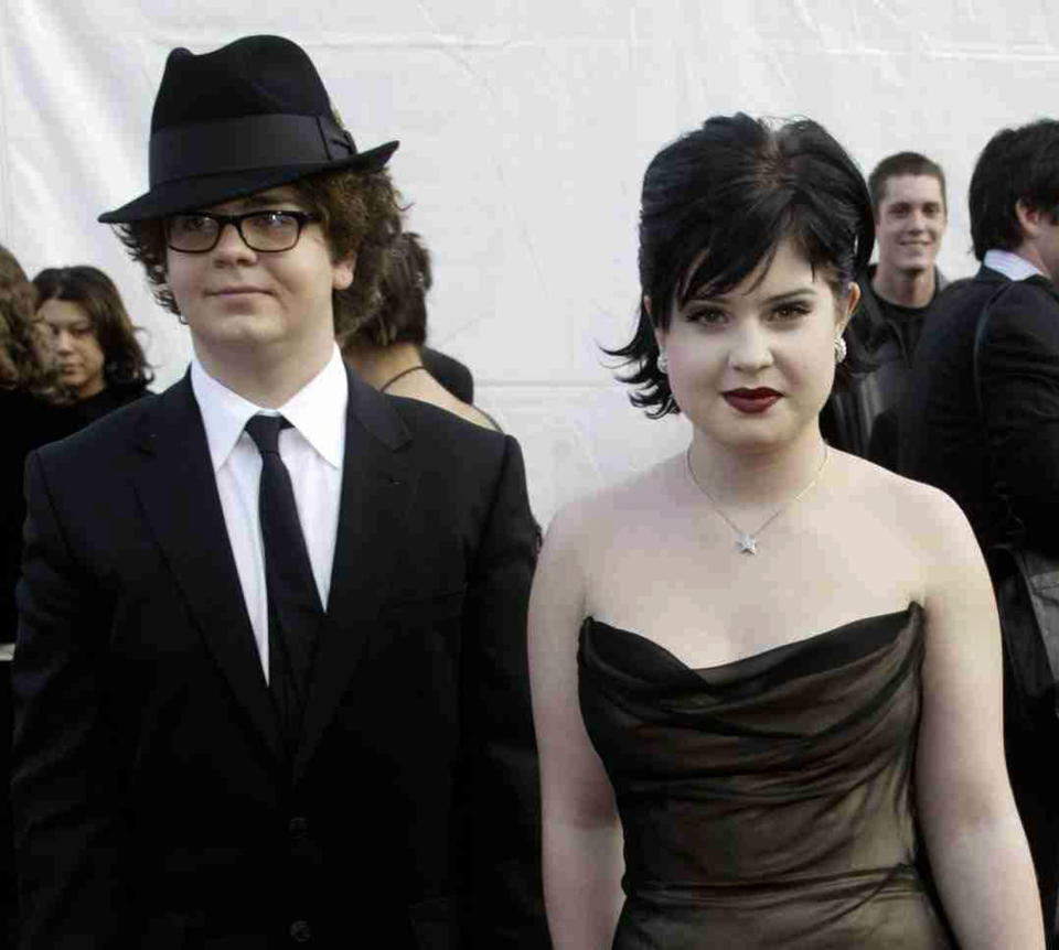 Jack and Kelly Osbourne, children of heavy metal singer Ozzy Osbourne, are shown in this January 13, 2003 file photograph in Los Angeles. According to her parents, Sharon and Ozzy Osbourne, during an exclusive interview on CNN's "Larry King Live," Kelly was admitted to a drug rehabilitation program April 2, 2004 after her parents confronted and questioned her about her drug abuse of pills, in the morning of April 2 at their Beverly Hills home. The parents were alerted to the problem by a London tabloid who claimed to have a photograph of Kelly making a drug deal. According to her parents, her brother Jack took her to the Promises rehab center in Malibu, California. REUTERS/Fred Prouser/Files FSP