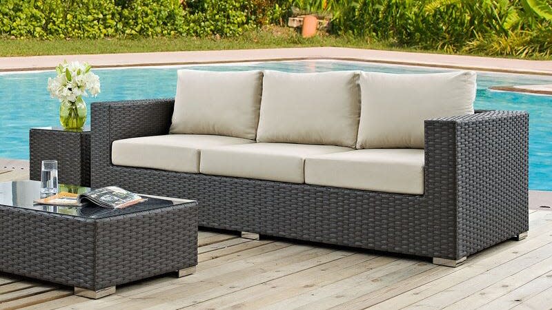 Vibrant and luxurious patio furniture is available for major discounts at Walmart.