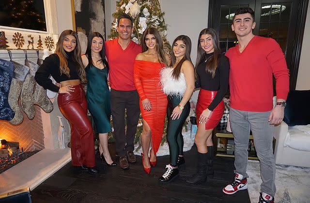 TERESA GIUDICE/Instagram Teresa Giudice and Louie Ruelas celebrate Christmas with kids