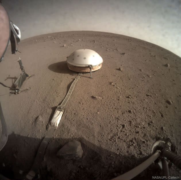 SEIS, à l'écoute des tremblements de terre sur Mars. (Photo: NASA /JPL-Caltech / Mars Insight)