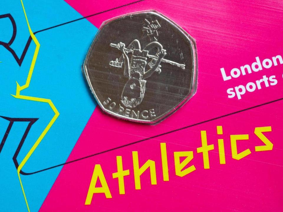 A special edition 50p coin, part of the London 2012 sports collection for the Olympic Games (Alamy)