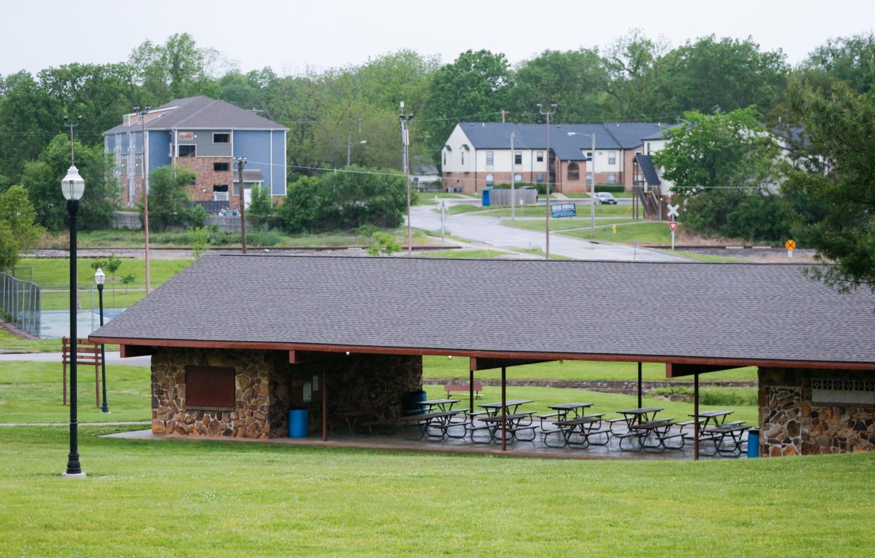 The pavilion at Silver Springs Park on Thursday, May 2, 2024.