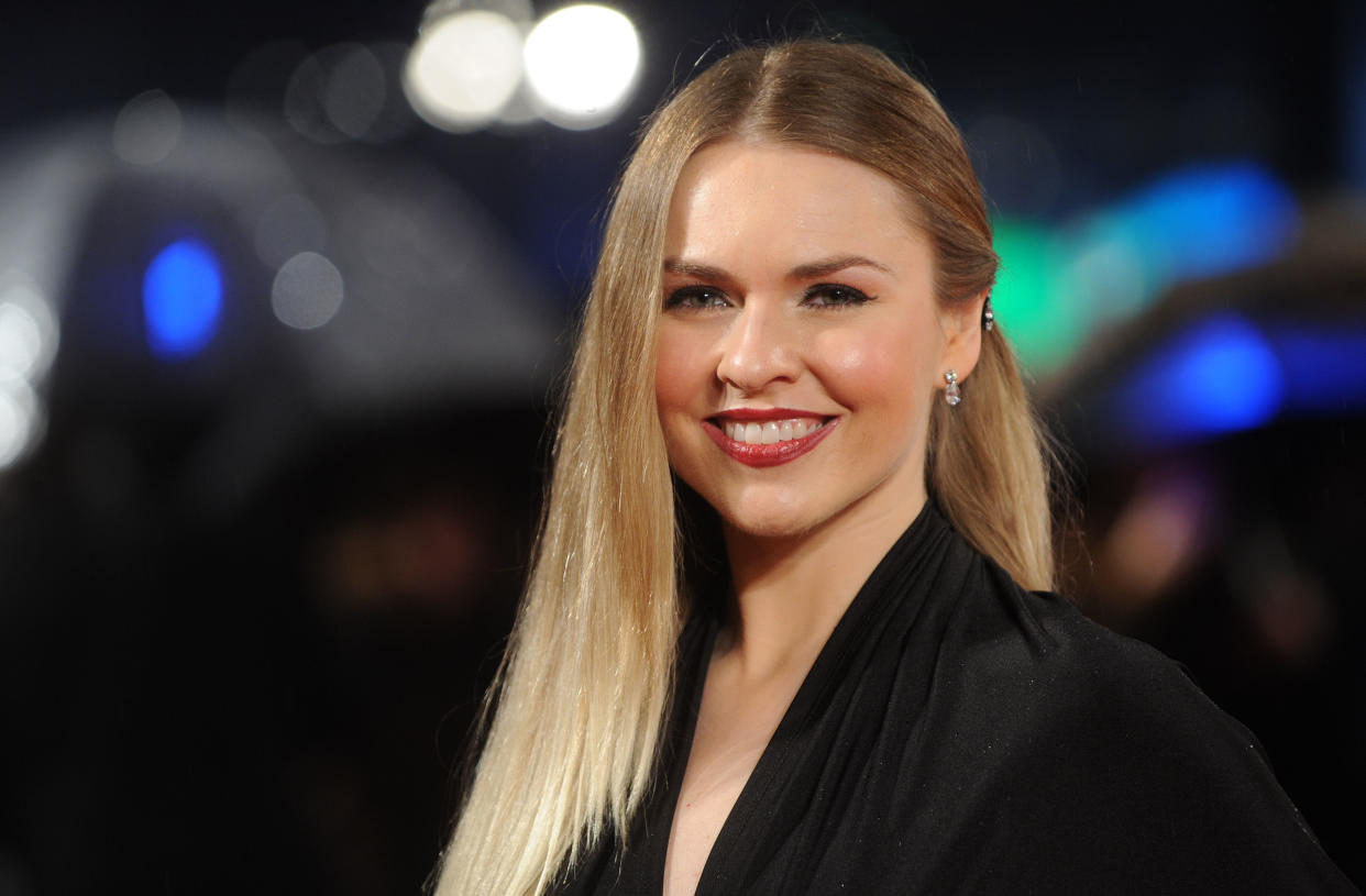 LONDON, UNITED KINGDOM - MARCH 18: Zoe Salmon attends the UK Premiere of G.I. Joe: Retaliation at Empire Leicester Square on March 18, 2013 in London, England. (Photo by Stuart Wilson/Getty Images)