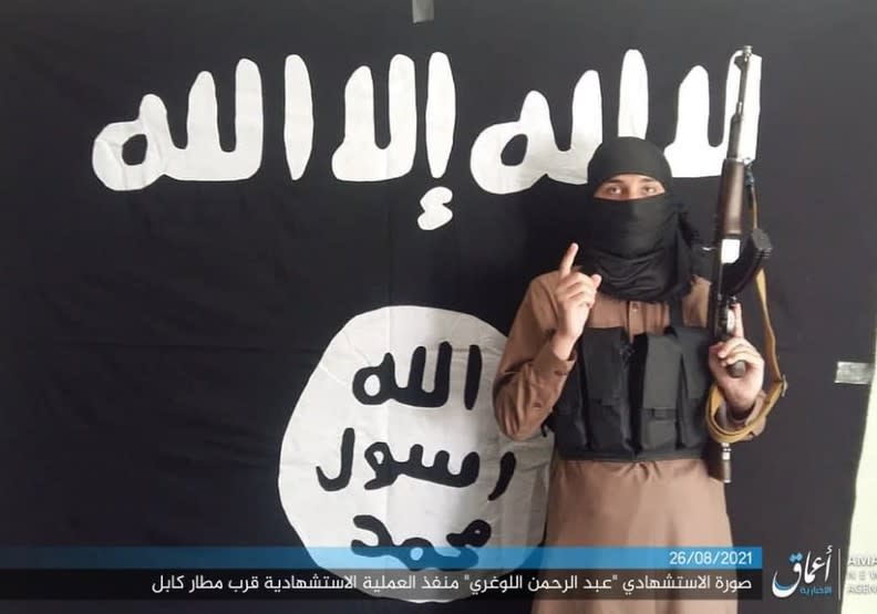 阿富汗境內極端組織「ISIS-K」。   圖：翻攝自推特