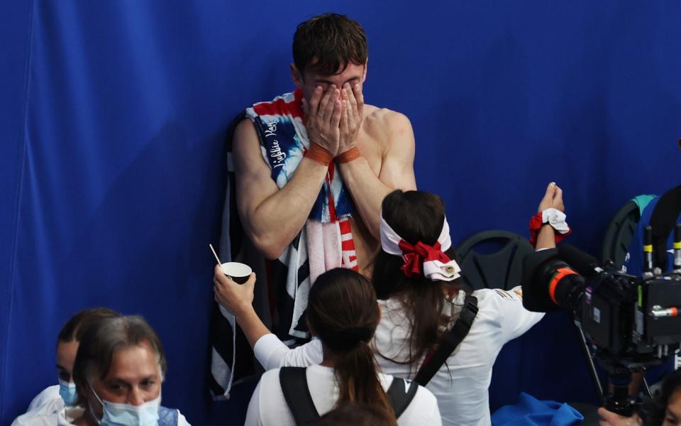 Tom Daley wins gold with Matty Lee - Al Bello/Getty Images