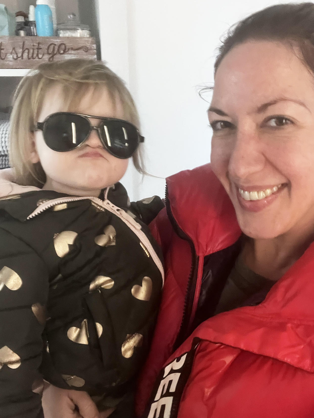 Since taking a pill as part of a clinical trail, Sahar McMahon hasn't experienced more symptoms of postpartum depression and enjoys motherhood. (Courtesy Sahar McMahon)