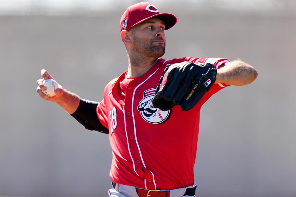 Pitcher Nick Martinez got the start against a familiar foe when the Reds faced the Los Angeles Dodgers Friday night. Martinez, who faced the Dodgers frequently as a member of the San Diego Padres, retired all 12 batters he faced.