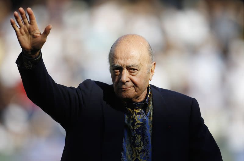 FILE PHOTO: Fulham owner Mohamed Al Fayed - Fulham v Queens Park Rangers - Barclays Premier League - Craven Cottage