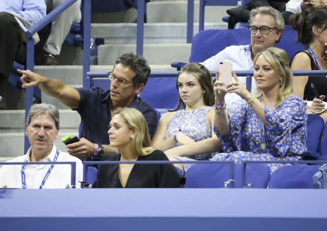 Ben Stiller and his estranged wife are spending time together as a family.