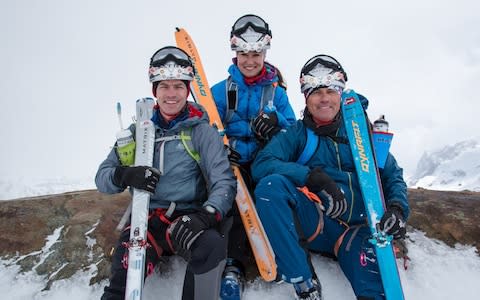 Shrosbree teamed up with Pippa Middleton to race across the Swiss Alps in 2016 - Credit: David Carlier