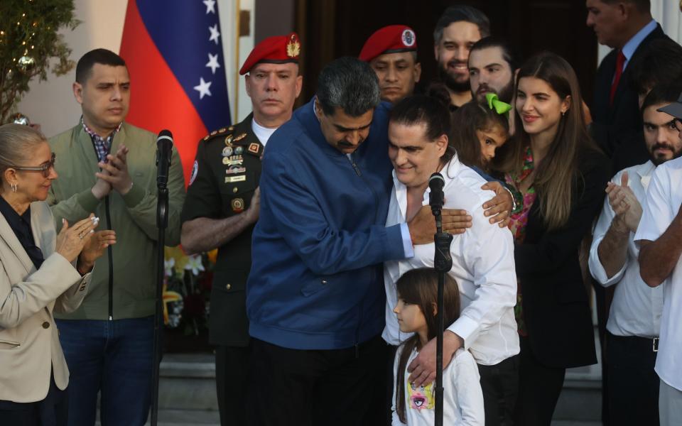 Nicolas Maduro and Colombian businessman Alex Saab