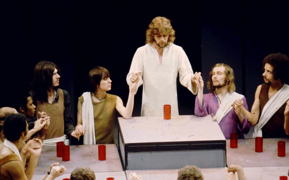 Paul Nicholas as Jesus in a 1972 production - South Coast Press/Shutterstock