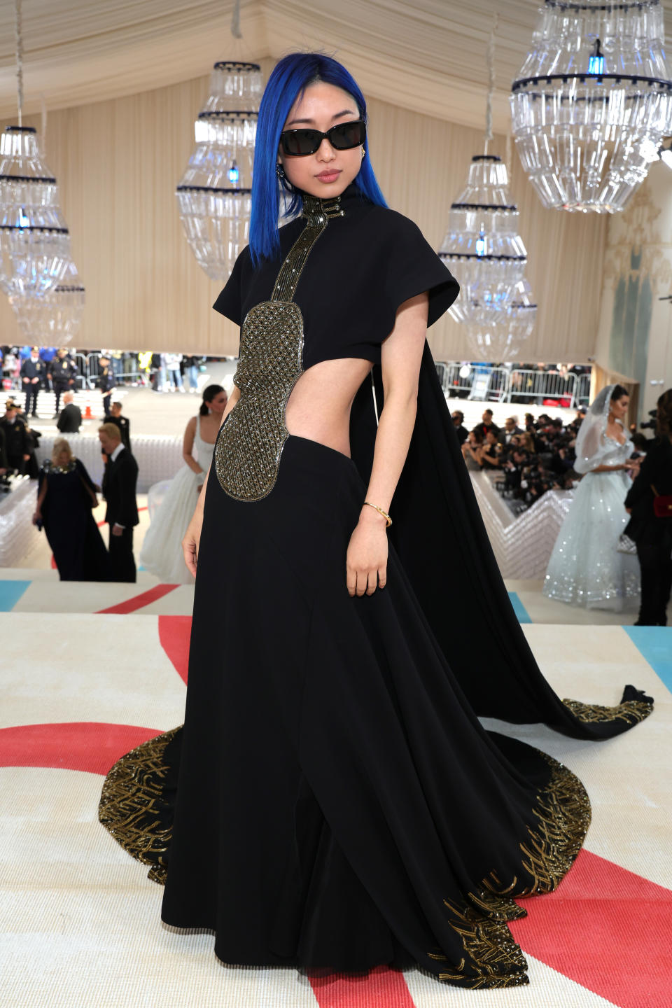 Margaret Zhang en la Met Gala 2023. (Photo by Kevin Mazur/MG23/Getty Images for The Met Museum/Vogue)