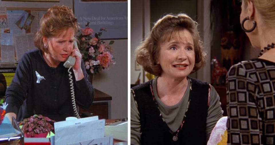 This actor mightn't have massive name recognition, but surely you recognize her as the mom on That '70s Show? On Seinfeld she appeared twice as Jerry's (incompetent) booking manager, Katie, and on Friends she had the role of Frank Jr.'s former Home Ec teacher and current wife.