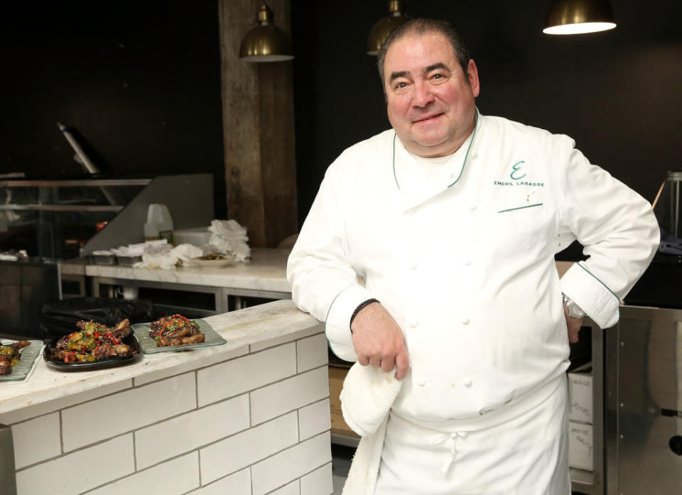 Emeril standing in a kitchen